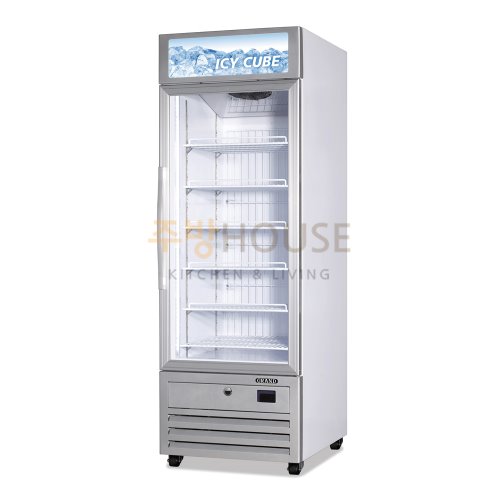 그랜드우성 업소용 간냉식 수직 냉동쇼케이스 1도어 / GWV-NSZF(770)