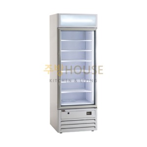 유니크 업소용 직냉식 수직 냉동쇼케이스 1도어 / DVGF-400L