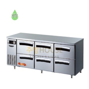 라셀르 결합식 카페형 테이블 냉장고 올서랍 1800 / LT-1834R-DDD