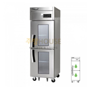 라셀르 직냉식 25박스 업소용 냉장고 2유리도어 올스텐 / LD-625R-2G