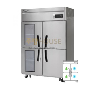 라셀르 간냉식 45박스 업소용 냉동 냉장고 수직형 2유리도어 올스텐 / LS-1045HRF-2G
