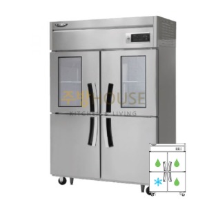 라셀르 직냉식 45박스 업소용 냉동 냉장고 2유리도어 올스텐 / LD-1145RF-2G