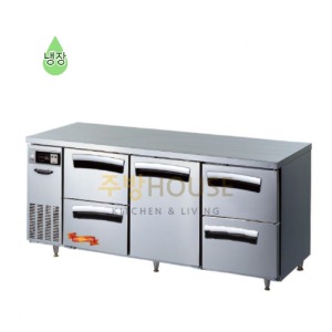 라셀르 결합식 카페형 테이블 냉장고 좌,우서랍2 1800 / LT-1834R-DSD