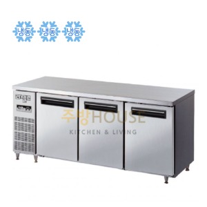 라셀르 직냉식 업소용 보냉 테이블 냉동고 1800 메탈 / 디지털 LMTD-1830F