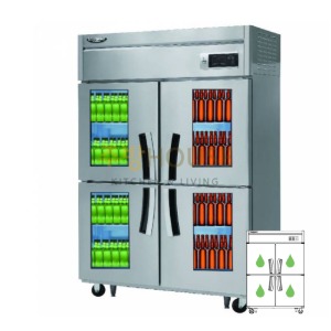 라셀르 간냉식 45박스 업소용 주류 냉장고 올스텐 / LSB-1045H-4GL