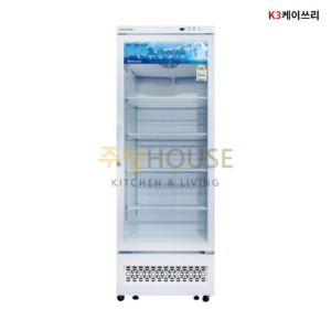 케이쓰리 국내산 간냉식 컵 냉장고 쇼케이스 SK-490 FAR