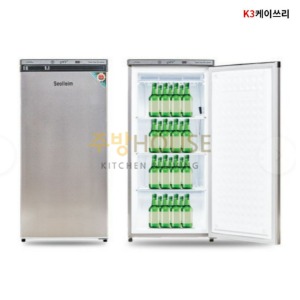 케이쓰리 설레임 국내산 주류 냉동 냉장고 WSF-185FDR-KQ